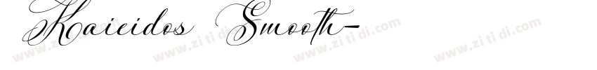 Kaieidos Smooth字体转换